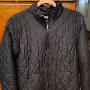 Eddie Bauer Men's Black Quilted Puffer Jacket